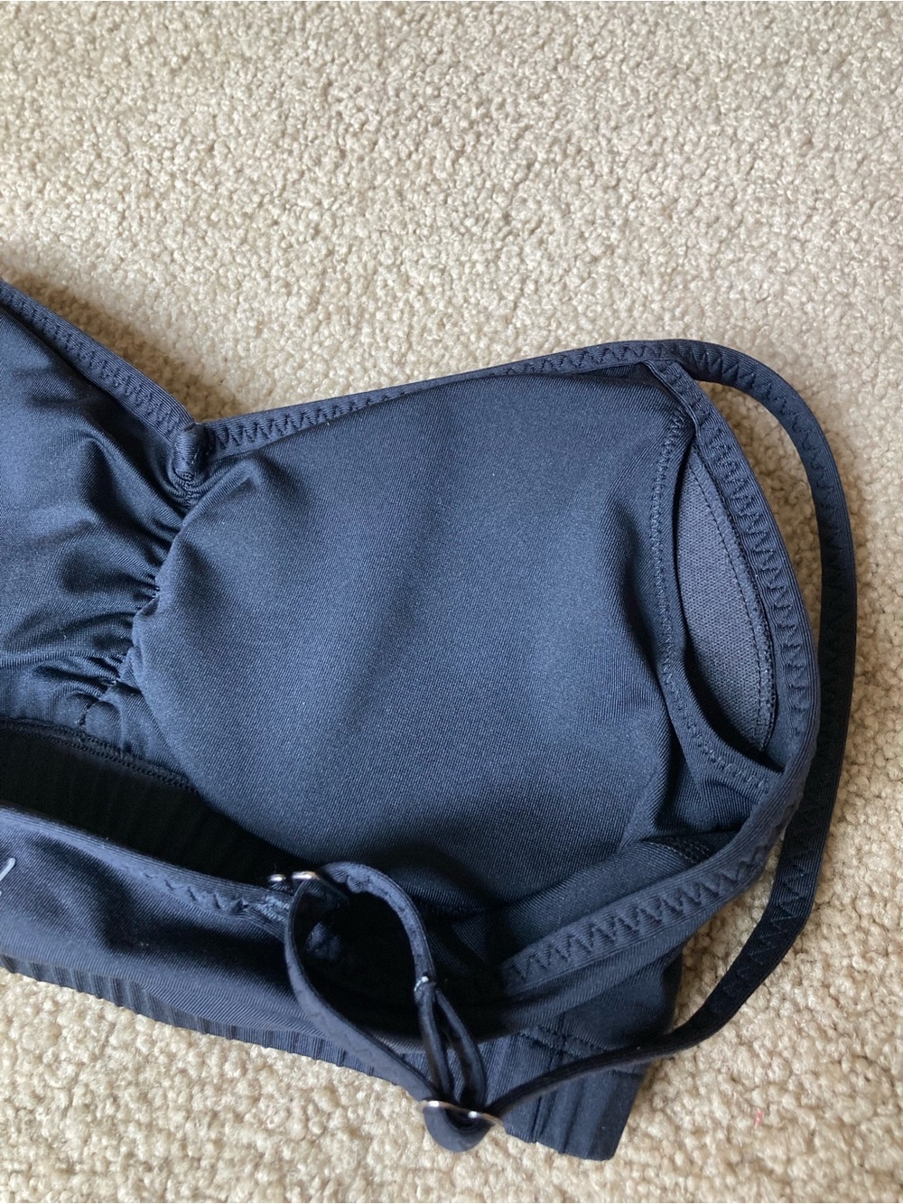 Handful Sports Bra Black XS with Adjustable Straps - Picture 6 of 7